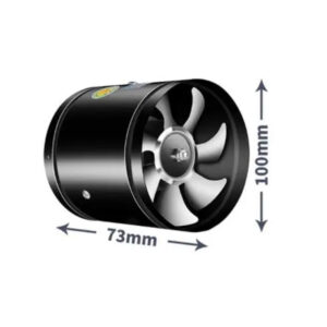 4”6”8” Pipe Exhaust Fan Air Ventilator Metal Pipe Ventilation Exhaust Fan Mini Extractor Bathroom Toilet Wall Fan Duct Fan