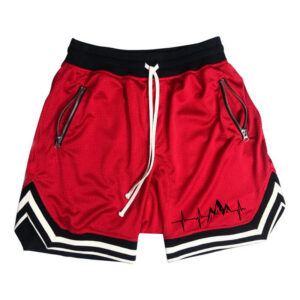 Men’s Shorts Summer Breathable Running Shorts Mesh Quick Dry Loose Sport Basketball Football Training Workout Fitness Sportswear