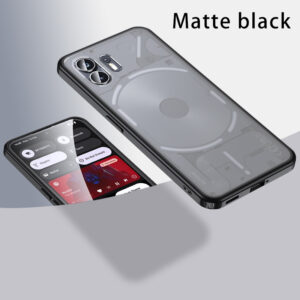 Matte & Clear Magnetic Wireless Charging Armor Magsafe Case For Nothing Phone 2 1 Two One Military Shockproof Back Cover