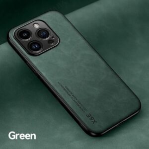 Luxury Leather Phone Case For iPhone 15 14 13 12 11 Pro X XS Max Mini 15 14 7 8 Plus XR SE Shockproof Cover Accessories