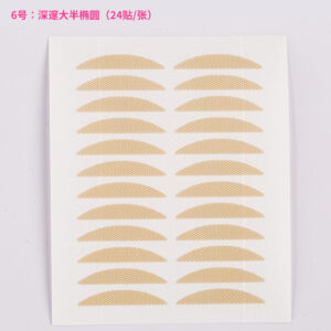 Lace double eyelid stickers local stickers sticky mesh non-reflective sweat-proof invisible breathable variety of models flesh color
