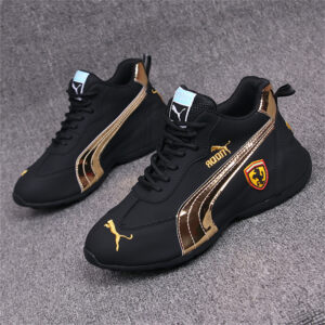 New men’s shoes 2024 New Fashion casual shoes breathable soft bottom PU leather surface cross-border foreign trade sports clunky shoes