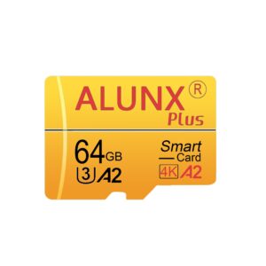 ALUNX 100% Genuine Micro TF SD Card 256G U3 128GB 64GB 32GB Memory Card Flash Class 10 Support Mobile Phones UAV Etc Card Reader