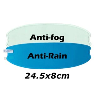 Motorcycle Helmet Clear Anti-Fog Rainproof Film Helmet Lens Durable Nano Coating Sticker Moto Safety Driving Helmet Accessories