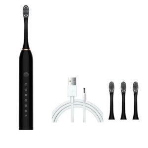 USB Rechargeable Tooth Brush for Adult 6 Clean Modes X-3 Sonic Electric Toothbrush Washable Teeth Whitening and Cleaning Brush