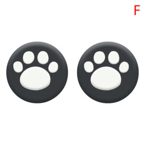 2Pcs Cute Silicone Thumb Sticks Grips for PS4/PS5 Controller Caps Cover Protector Fengshi