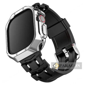 Silicone Strap+Case for Apple Watch 49mm 45mm 44mm Band for i watch 45mm Ultra2 Series 9 8 7 6 5 4 se 3 2 1 watch Accessories