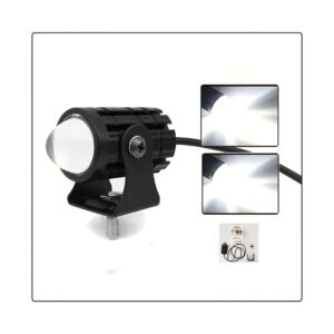 Motorcycle LED Fog Lights ATV Driving Fog Light Auxiliary Spotlight Projector Lens Super Bright Electric Motor Fog Lamp