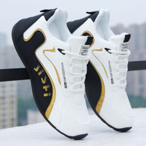 Chunky Sneaker Men Designer Cover Bottom Shoes Fashion Casual Leather Mesh Breathable Increased Internal Platform Board Shoes