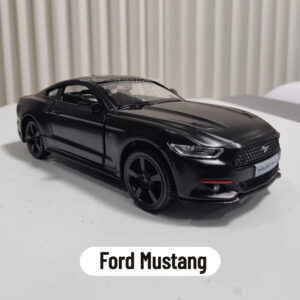 1:36 Metal Diecast Car Model Repilca Ford Mustang Scale Miniature Collection Vehicle Hobby Kid Toy for Boy Xmas Gift