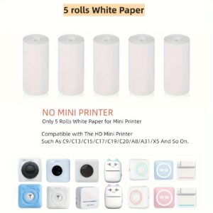 Mini Printer Portable Label Printer Sticker Wireless Inkless Self-adhesive Thermal Printer Impresora Port├Ãtil IOS Android