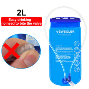 NEWBOLER Water Bladder Water Reservoir Hydration Pack Storage Bag BPA Free -1.5L 2L 3L Running Hydration Vest Backpack