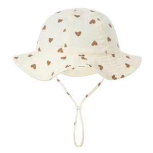Muslin Baby Sun Hat Summer Kids Bucket Hats for Girls Boys Pure Cotton Beach Toddle Cap Infant Newborn Hats Accessories 0-12M