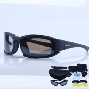 X7 Cycling Goggles Motorcycle Glasses Men Military Polarized Lens Sunglasses Bullet-proof Airsoft Shooting Gafas Smoke MTB