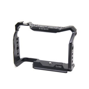 M-REMOTE A74 Aluminum Alloy Camera Cage for cage sony A7R5 A73 w Cold Shoe Mount 1/4&3/8 Inch Screw Holes Full Dslr Cage Rig