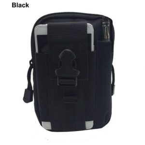 Mobile Phone Case Pouch Waist Bag Waterproof Nylon Multifunction Casual Men Waist Pack Male Small Bag