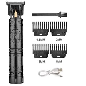 Vintage T9 Electric Hair Cutting Machine Hair Clipper Professional Men Shaver Rechargeable Barber Trimmer for Men Dragon Buddha