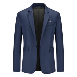 Spring New Solid Lightweight Smart Casual Blazer For Male Business Casual Gentleman Suit Jackets Men’s Sunscreen Suit Coats