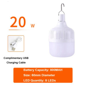 Outdoor Portable LED Lights USB Rechargeable Camping LED Light 20W 40W 80W 100W Waterproof Bulb Emergency Lanterns LED Lamp