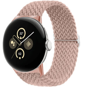 Braided Solo loop for Google pixel 2 band Accessories Smartwatch Elastic Adjustable Nylon band belt bracelet Pixel Watch Strap