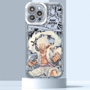 Anime One Pieces Phone Case for Apple iPhone 15 Plus 13 Mini SE XS Max 12 Pro 14 Pro Max 7 8 11 XR Soft Cover