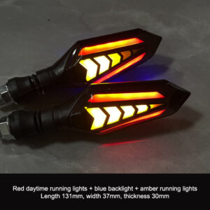 Double Side Flowing Motorcycles Turn Signals Light For Honda CBR600RR CBR954RR CB1000R CBR1000RR CBR1100XX.