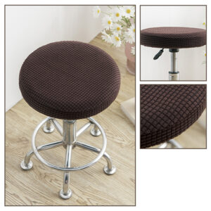 Material: Polyester Product Category: Chair Cover Shape: round color: Size: Applicable round stool diameter and length 30-40cm Function: dustproof, beautifying and decorating Style: modern and simple Package includes: 1pc