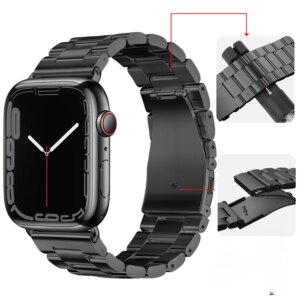 Metal strap For Apple watch Ultra/2 49mm 9 8 7 45mm 41mm Stainless steel high-end wristband For iWatch 6 5 4 3 SE 44mm 42mm 40mm