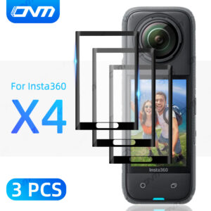 3PCS Screen Protector for Insta360 X4 Accessories Anti-scratch Film for Insta 360 X4 Full Coverage Protective Film (Not Glass)