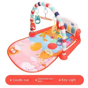2024 New Hot Baby Toys Music Pedal Piano 0-1 Years Newborn Piano Play Mat Toddler Christmas Gift Maternity Products