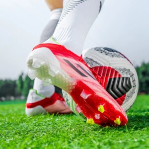 High Quality Ultralight Mens Soccer Shoes Non-Slip Turf Soccer Cleats for Kids TF/FG Training Football Boots Chuteira Campo 2060