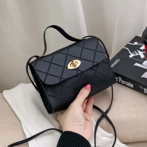 Foreign trade shoulder women’s bag 2023 women’s versatile quilted fashion simple satchel crossbody small square bag ready for…