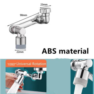 1080┬░ Rotatable Tap Aerator Universal Splash Filter Saving Faucet Bathroom Wash Basin Filter Bubbler Plastic Tap Extender Adapte