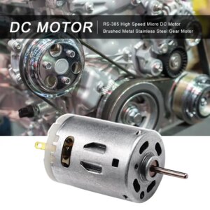 Carbon Brush Motor DC 12V 9800RPM High Speed Power Large Torque Carbon Brush DIY Appliance Toys Accessories