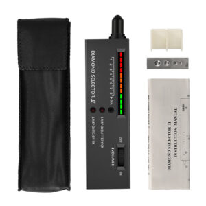 Diamond Tester Pen High Accuracy Diamond Selector Detector Gemstone Jewelry Testing Tool with Case for Novice Expert