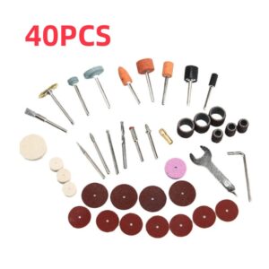 40PCS Micro Abrasive Tool Set Electric Drill Multi-Rotor Tool Sharpening Rotary Polishing Kit For Sanding Grinding Polishing