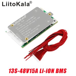 LiitoKala 13S-48V15A-BMS E-bike battery Li-ion Lithium 18650 Battery Pack BMS PCB board PCM Balance Integrated Circuits Board
