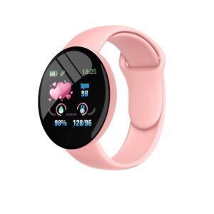 D18 Smart Watch Heart Rate Monitor Men’s Women’s Smartwatch Round Fitness Digital Watches for Men Women Band Bracelet PK D20 B41