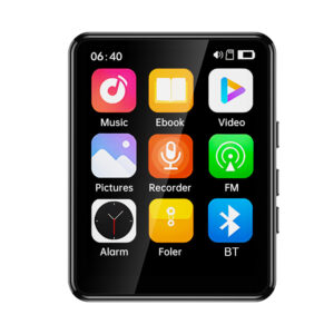 Bluetooth MP3 Player 2.4 Inch Touch Screen HiFi Music Player Support 128G Expansion Built-in Speaker With E-book /FM/Radio/Video
