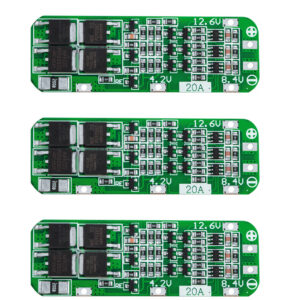 5PCS 3S 20A Li-ion Lithium Battery 18650 Charger PCB BMS Protection Board For Drill Motor 12.6V Lipo Cell Module 64x20x3.4mm