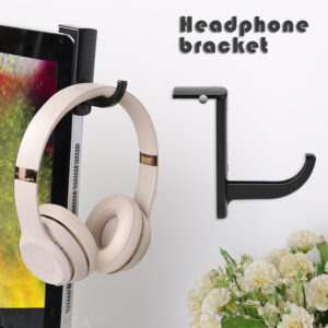 Aluminium Alloy Headphone Stand Rack Non-Slip Stand Holder Desk Gaming Headset Bracket Hanger Earphone Display Rack Space Saving