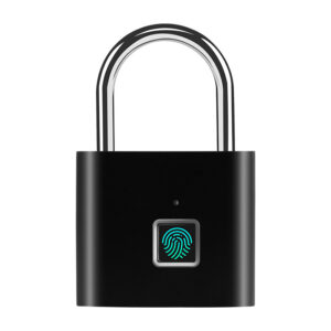 Fingerprint Padlock Waterproof Keyless Mini Door Lock USB Rechargeable Fingerprint Unlock Zinc Alloy Metal Smart Door Lock