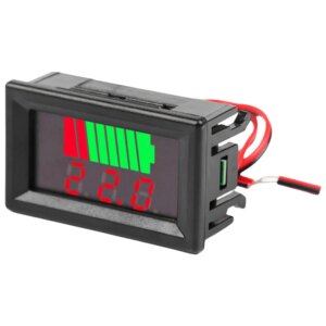 1-5pcs Car Battery Charger Indicator 12V 24V 36V 48V 60V 72V Lithium Battery Capacity Meter Tester Display LED Tester Voltmeter
