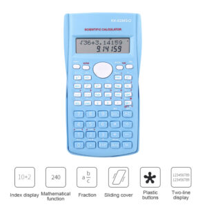 Folding Scientific Calculator Solar/Battery Dual Powered Scientific Calculator With Writing Tabletfor Students Teacher Engineer