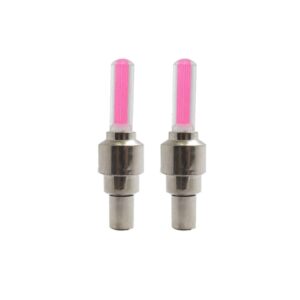 2PCS Bicycle Bike LED Lights Tire Valve Cap Flashlight Auto Car Motorcycle Tire Air Valve Wheel Spokes Light Bike Accessories