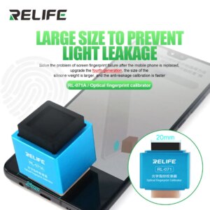 RELIFE RL-071A RL-071B for HUAWEI XIAOMI OPPO Android Phone High Recognition Rate Optical Fingerprint Calibrator Tool