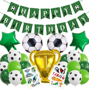 1 SET Birthday Party Decorations, Football Theme Party Decor Celebration Decor Atmosphere Background Layout Party Decor Supplies