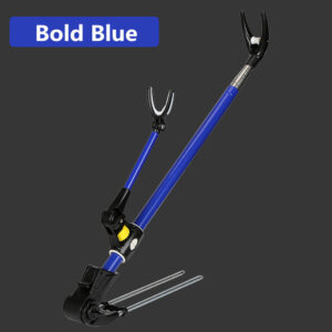 1.7m/2.1m/2.4m New Stainless Steel Thickened Shrinkage Fishing Rod Bracket Fishing Dual Use Accessories Tool Outdoor