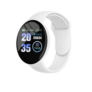 2024 D18 Macaron Real Stepcount Smart Watch Exercise Stepcount Connected Smartwatches For Men And Women Available Android Phone