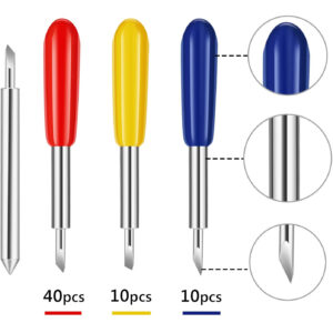 100 Cutting Blades, for Explore Air / Air 2 Maker Expression 30/40/60 Degree Cutting Plotter Replacement Blades